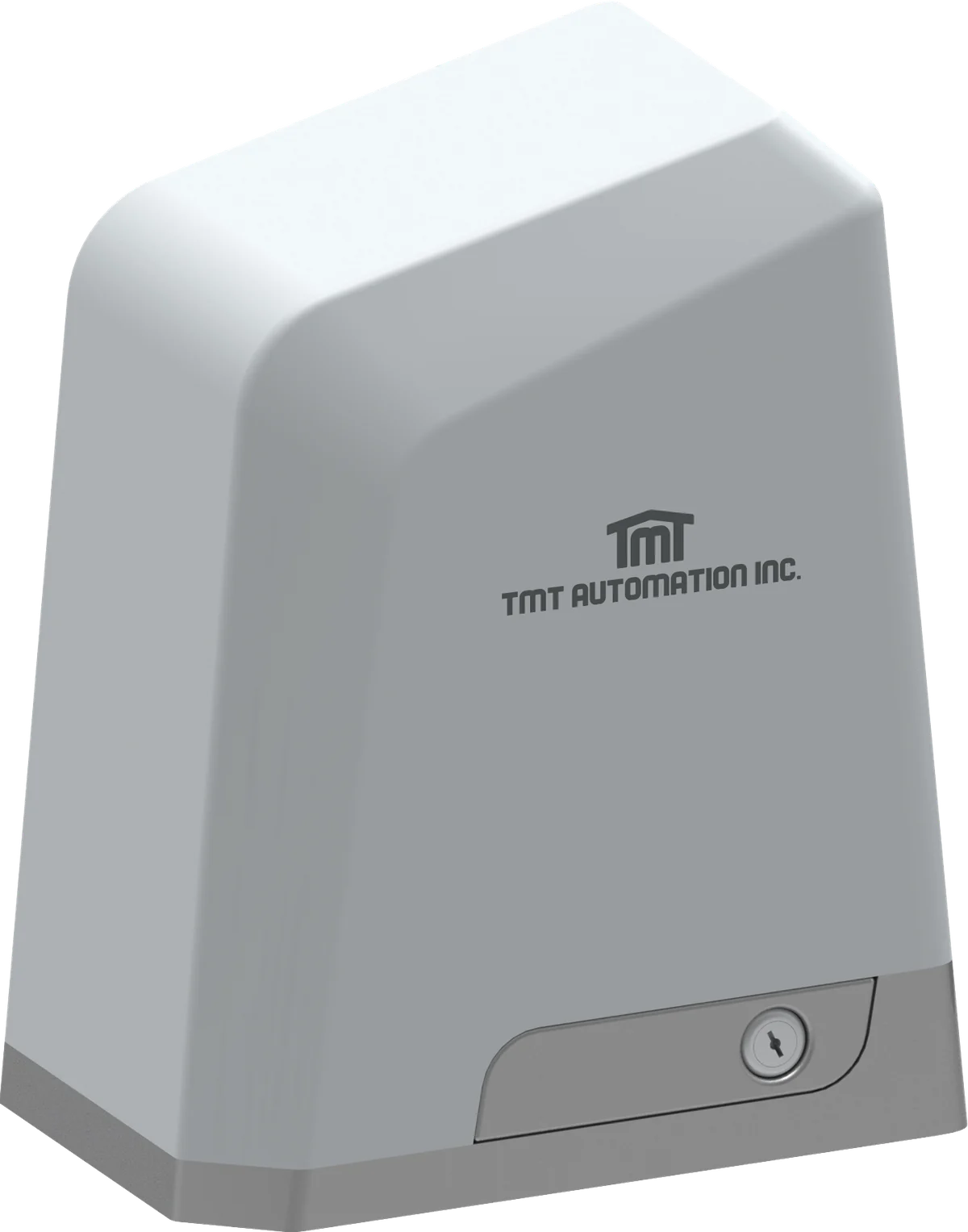 BOXER BX 800 sliding gate motor in white, with key release on the base