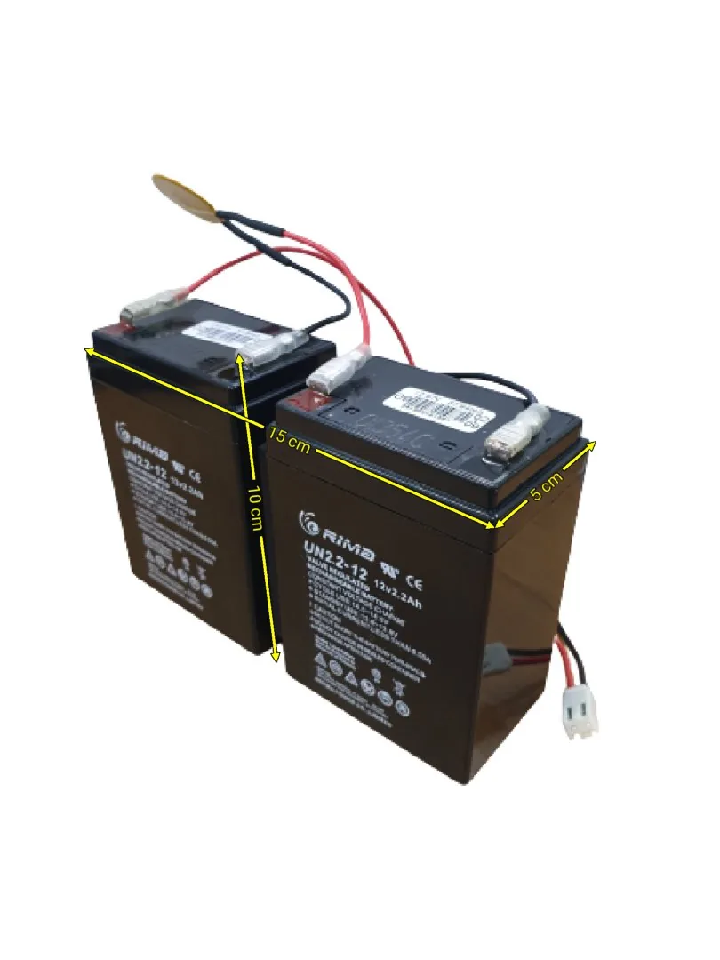 แบตเตอรี่สำรอง 24V สำหรับประตูรีโมทบานเลื่อน