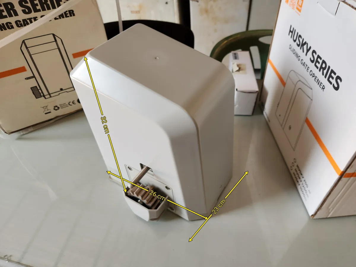 มอเตอร์ประตูรีโมทบานเลื่อน HUSKY BXAC 1500 Wi-Fi (ระบบ AC) รูปที่ 2