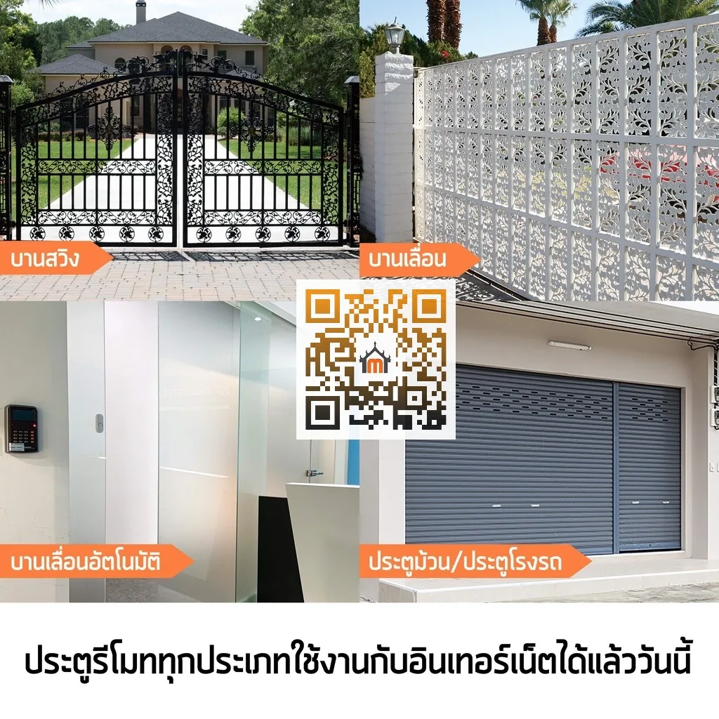 ชุดมอเตอร์ประตูรีโมทบานสวิง Mastiff 400 Wi-Fi รูปที่ 2